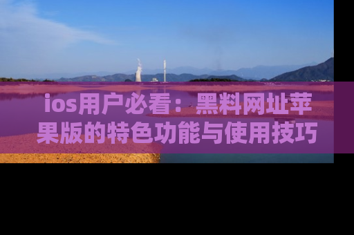 ios用户必看：黑料网址苹果版的特色功能与使用技巧详解
