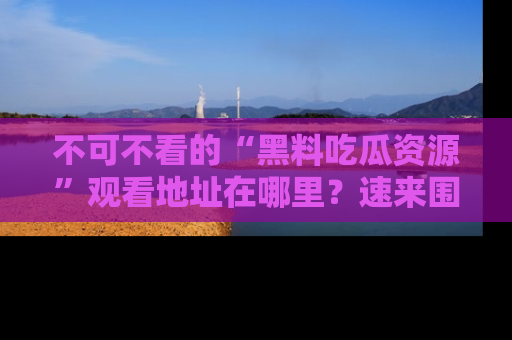 不可不看的“黑料吃瓜资源”观看地址在哪里？速来围观吧！