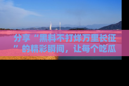 分享“黑料不打烊万里长征”的精彩瞬间，让每个吃瓜人都乐在其中！