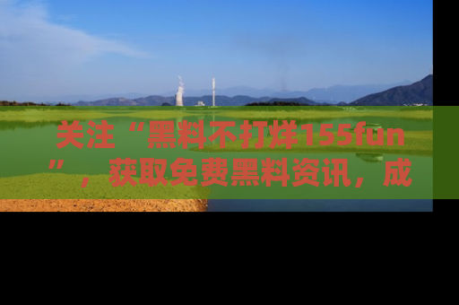 关注“黑料不打烊155fun”，获取免费黑料资讯，成为吃瓜达人不再难！