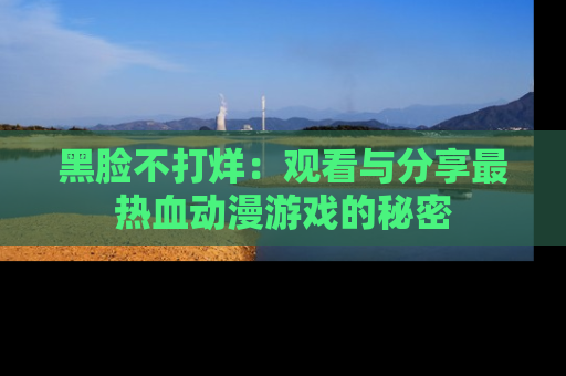 黑脸不打烊：观看与分享最热血动漫游戏的秘密