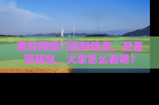 黑料网曝门最新猜测，反差萌萌哒，大家怎么看呢？