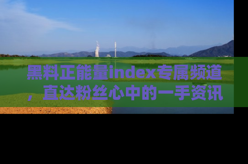黑料正能量index专属频道，直达粉丝心中的一手资讯！