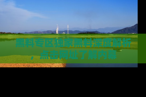 黑料专区独家黑料深度解析，点击网址了解内幕