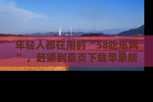 年轻人都在用的“58吃瓜网”，赶紧到首页下载苹果版吧！