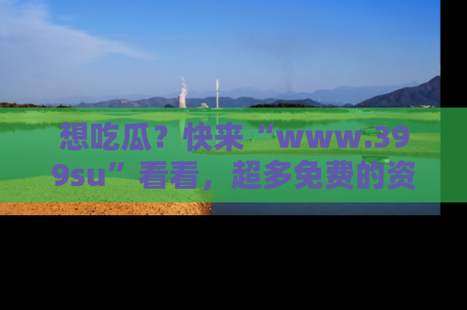 想吃瓜?快来“www.399su”看看,超多免费的资源让你尽情享受!